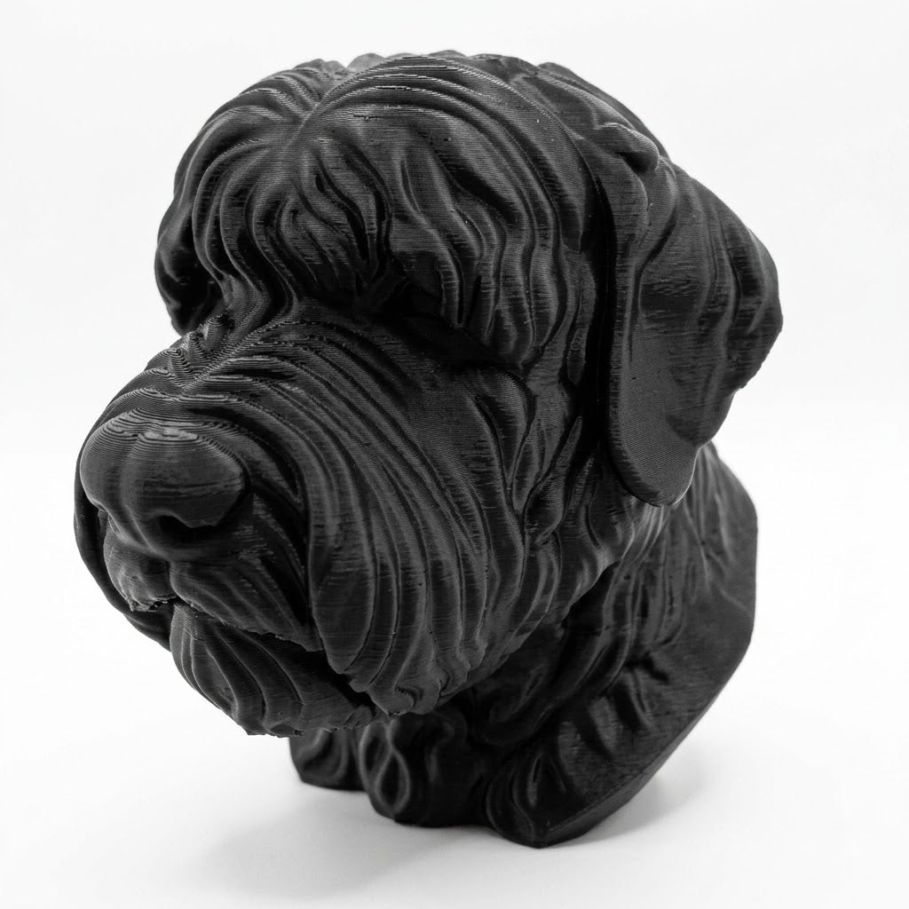 Black Russian Terrier Dog Bust - Home Decor - Perfect Gift for Animal Lovers