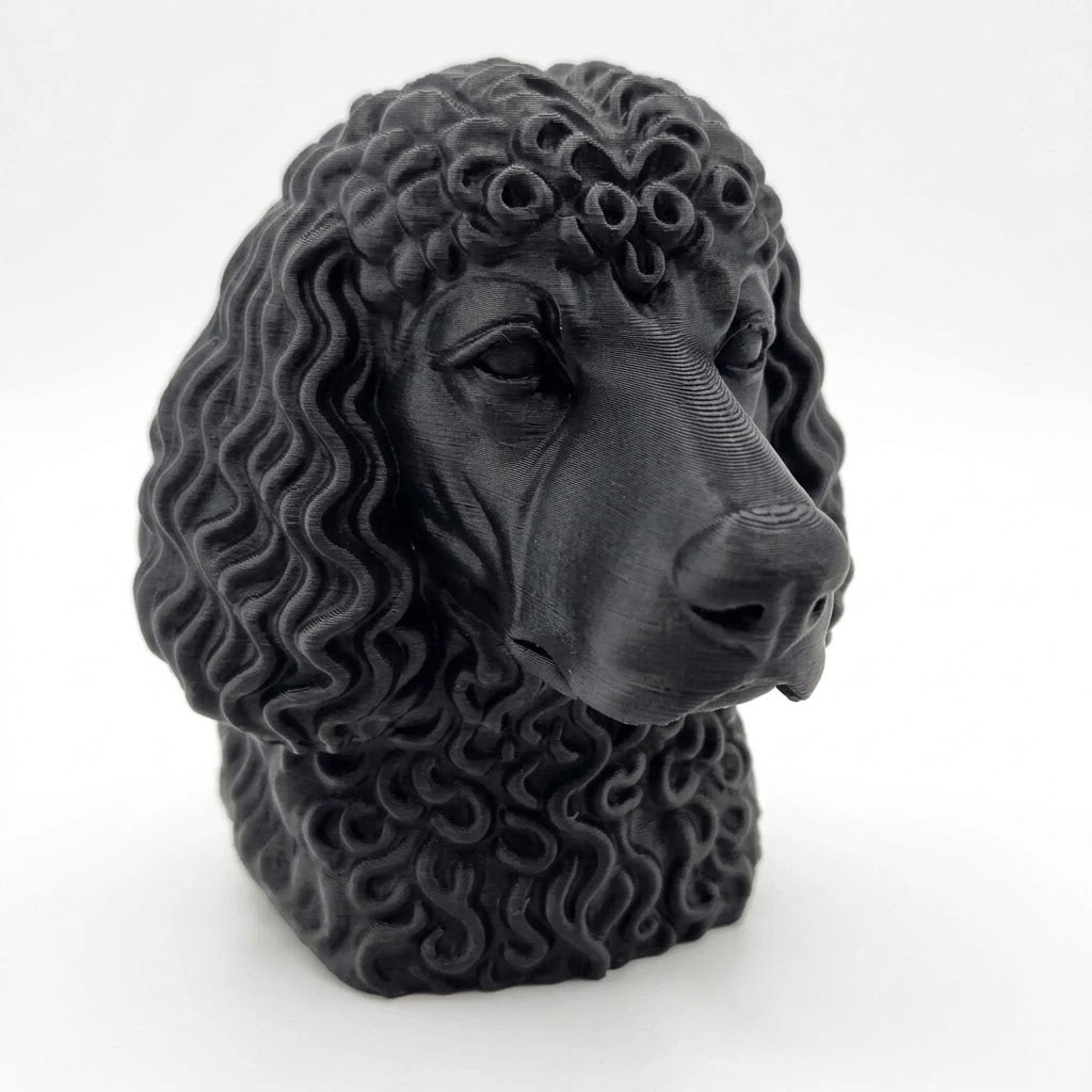 Irish Water Spaniel Dog Bust - Home Decor - Perfect Gift for Animal Lovers