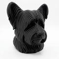 Skye Terrier Dog Bust - Home Decor - Perfect Gift for Animal Lovers