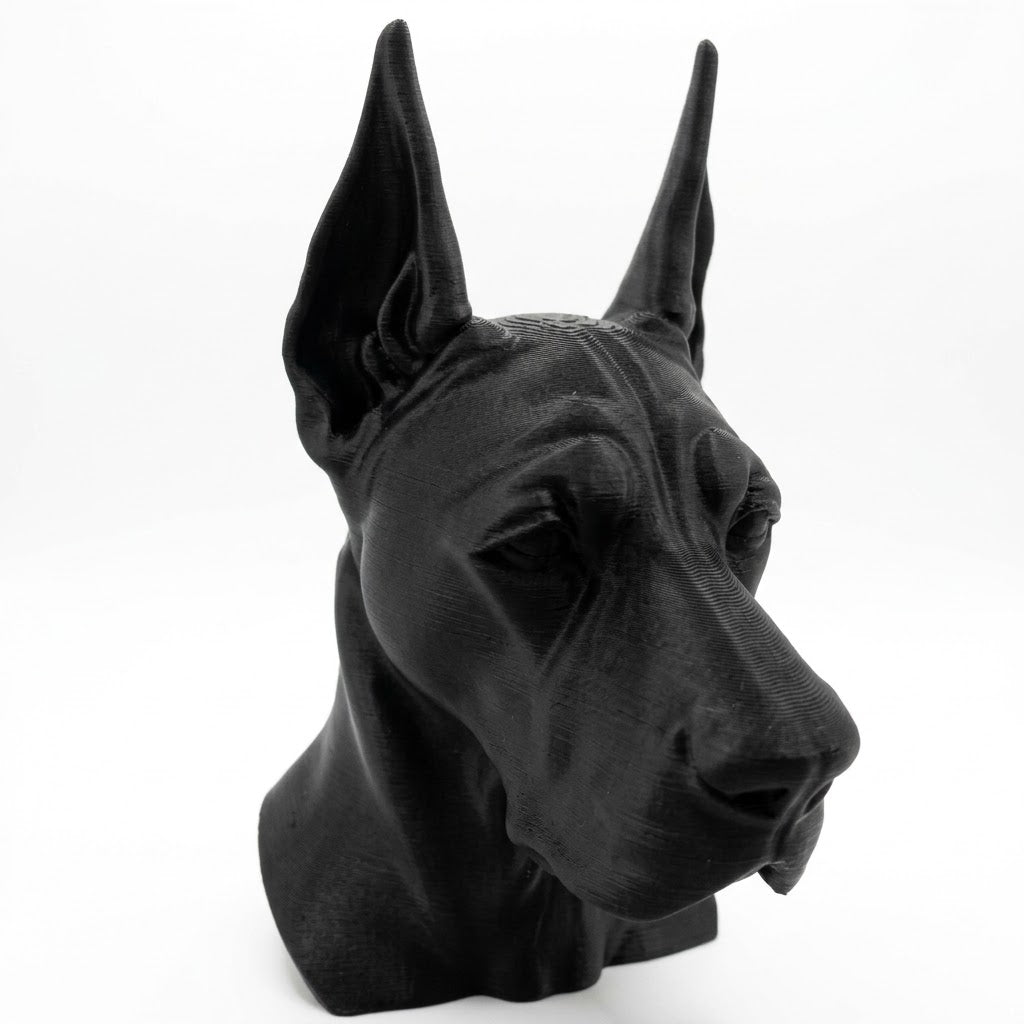 Great Dane Pointy Ears Dog Bust - Home Decor - Perfect Gift for Animal Lovers