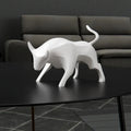 Minimalist Bull Sculpture - Modern Art Decor - Minimalist Home Decoration