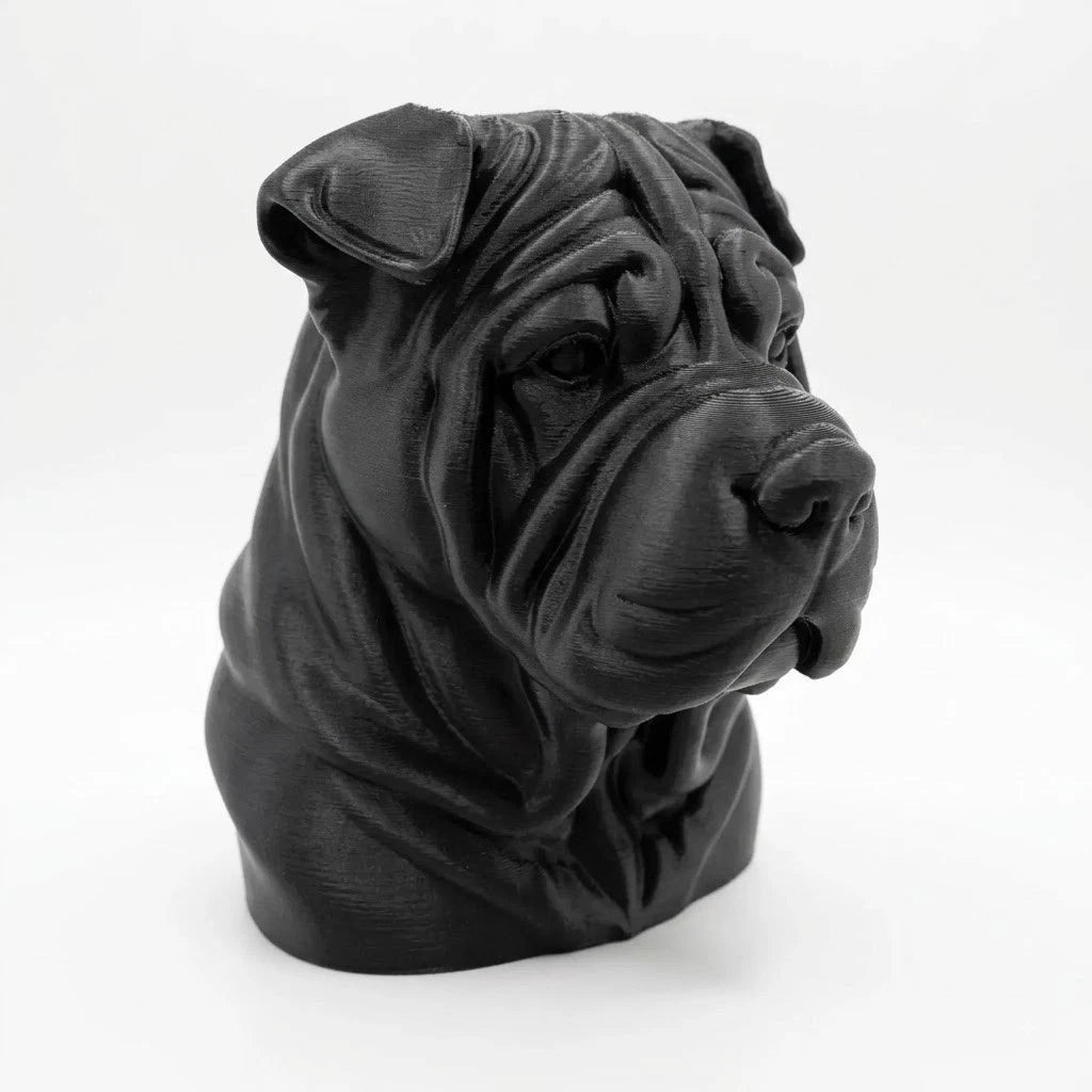 Shar Pei Dog Bust - Home Decor - Perfect Gift for Animal Lovers