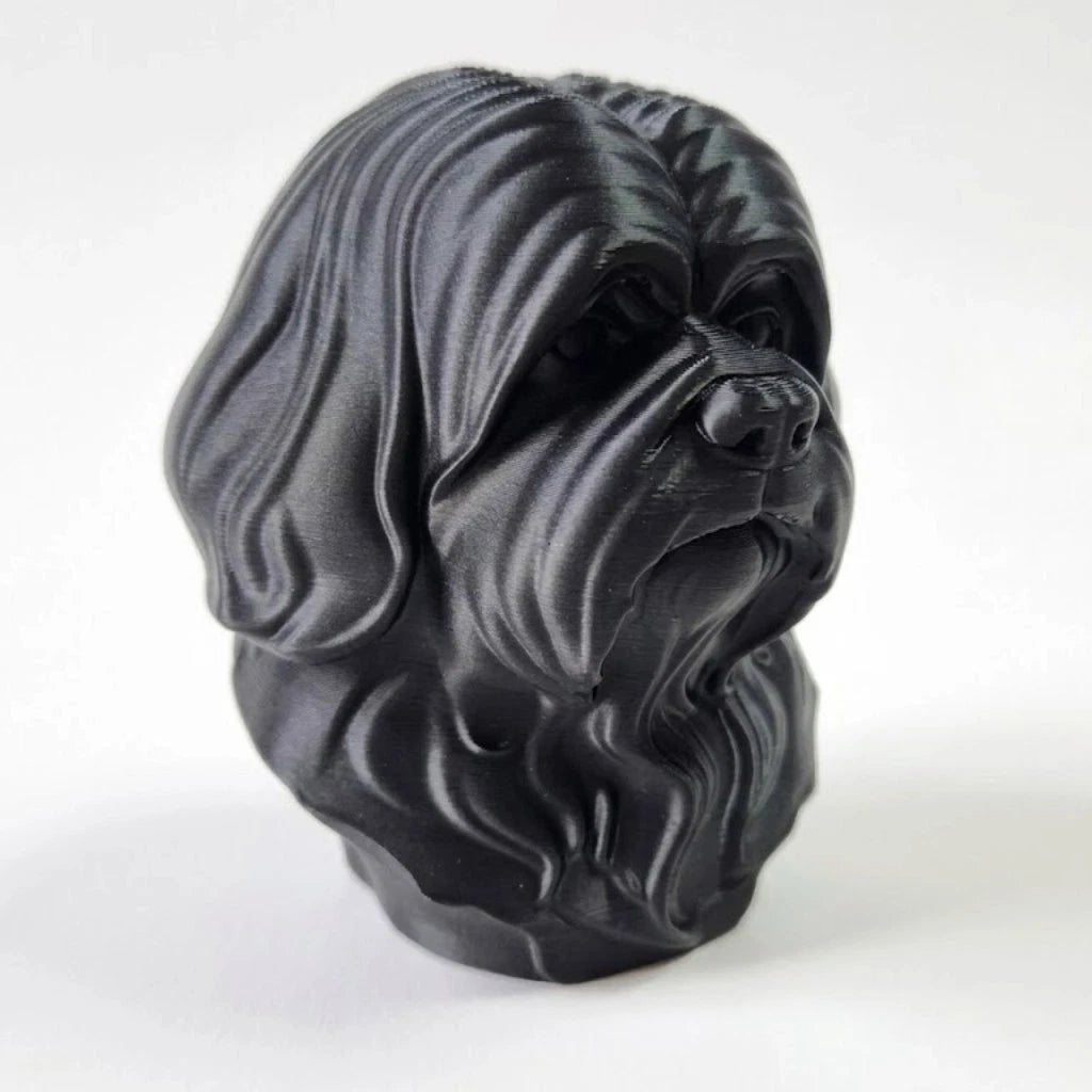 Lhasa Apso Dog Bust - Home Decor-Perfect Gift for Animal Lovers
