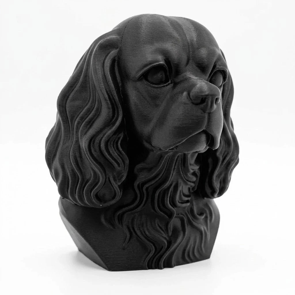 Cavalier King Charles Spaniel Dog Bust -Home Decor - Perfect Gift for Dog Lovers