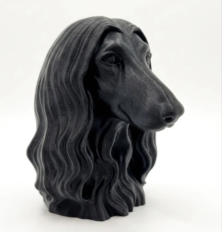 Afghan Hound Dog Bust - Home Decor - Perfect Gift for Animal Lovers