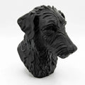 Rough Hair Lurcher Dog Bust - Home Decor - Perfect Gift for Animal Lovers