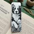 Border-Collie Bookmark | Textured Novelty Bookmark | Unique Gift