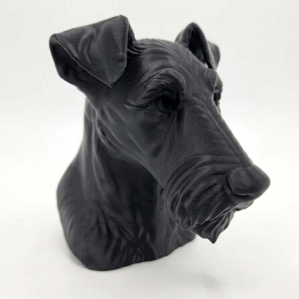 Fox Terrier Dog Bust - Home Decor - Perfect Gift for Animal Lovers