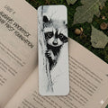 Racoon Bookmark | Textured Novelty Bookmark | Unique Gift
