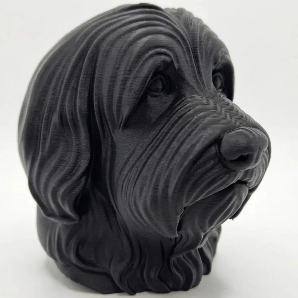 Bearded Collie Dog Bust - Home Decor - Perfect Gift for Animal Lovers