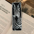 Zebra Bookmark | Textured Novelty Bookmark | Unique Gift