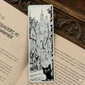 City Cat Bookmark | Textured Novelty Bookmark | Unique Gift