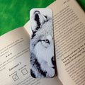 Wolf Bookmark | Textured Novelty Bookmark | Unique Gift
