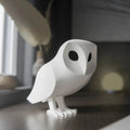 Minimalist Barn Owl Sculpture - Modern Art Decor - Animal Home Decoration
