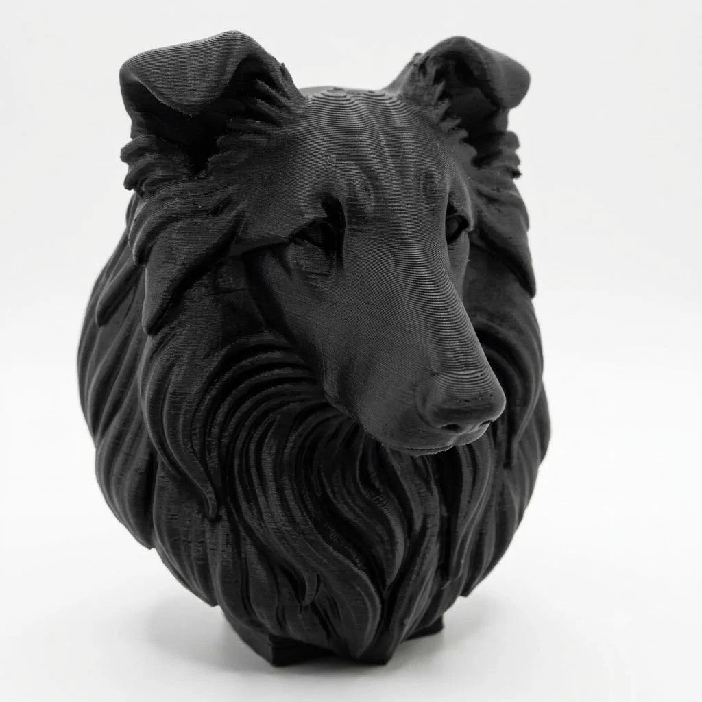 Rough Collie Dog Bust - Home Decor - Perfect Gift for Animal Lovers