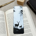 Deer in Forest Bookmark | Textured Novelty Bookmark | Unique Gift