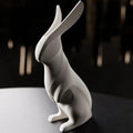 Minimalist Rabbit Sculpture - Modern Art Decor - Animal Home Decoration