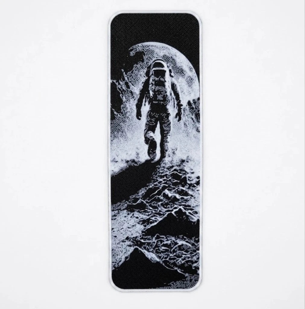 Man on the Moon Bookmark | Textured Novelty Bookmark | Unique Gift
