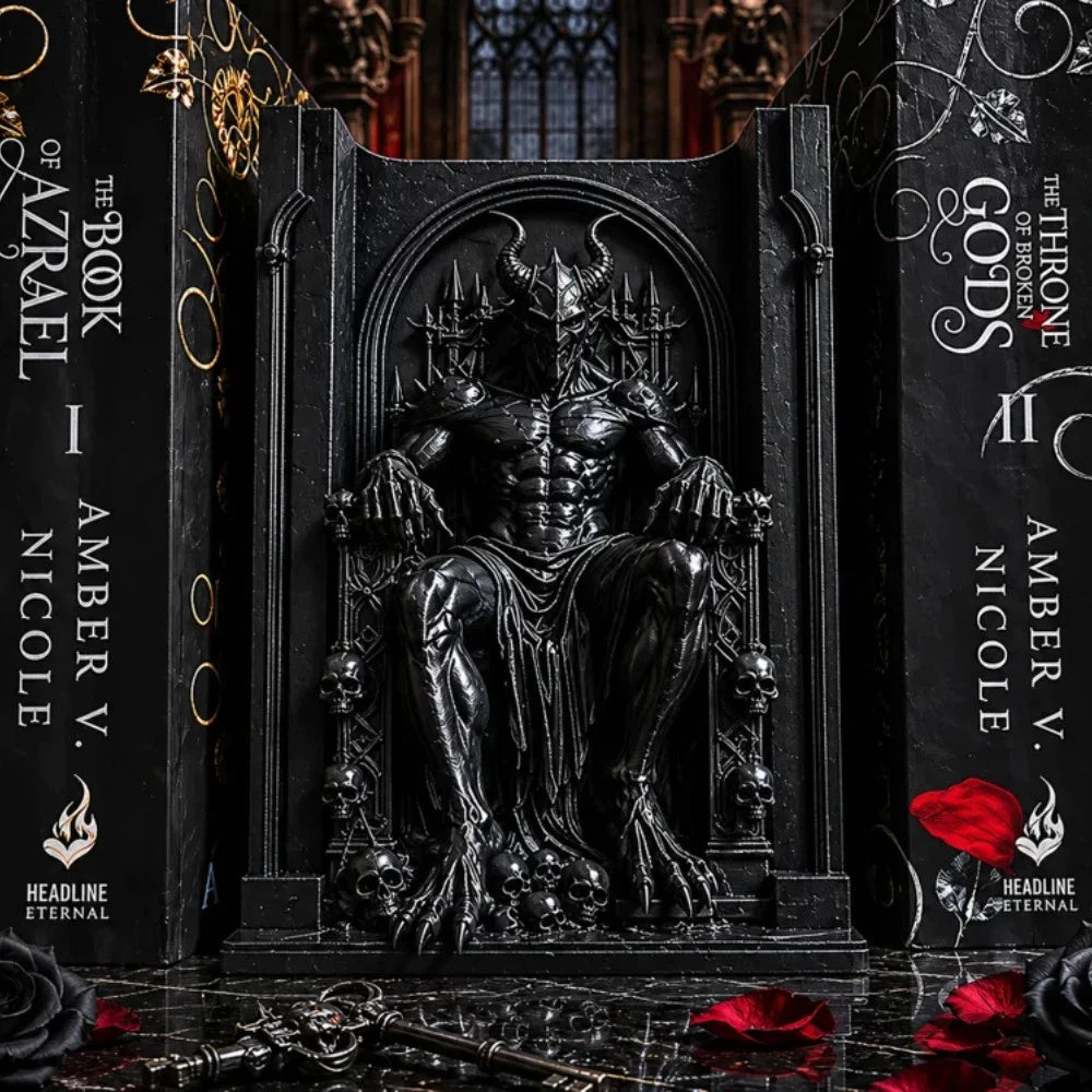 Demon Throne Book Nook - Perfect Gift for Book Readers - Home Decor