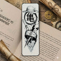 Manga Tribute Bookmark | Textured Novelty Bookmark | Unique Gift