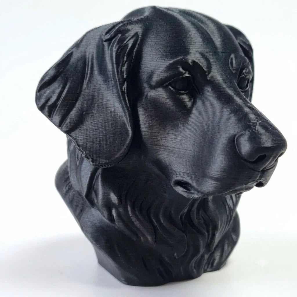 Hovawart Dog Bust - Home Decor - Perfect Gift for Animal Lovers - Cute Statue