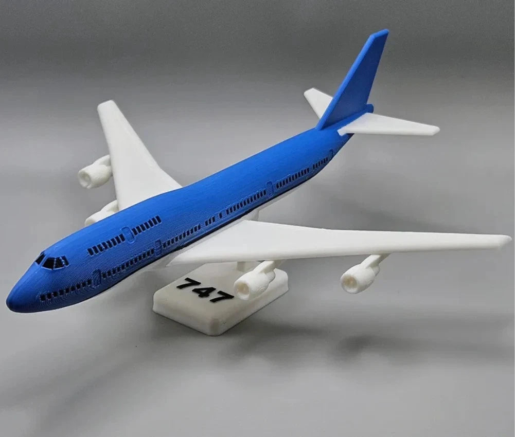Boeing 747  "Jumbo Jet" - Model Airplane with Stand - Ready Built