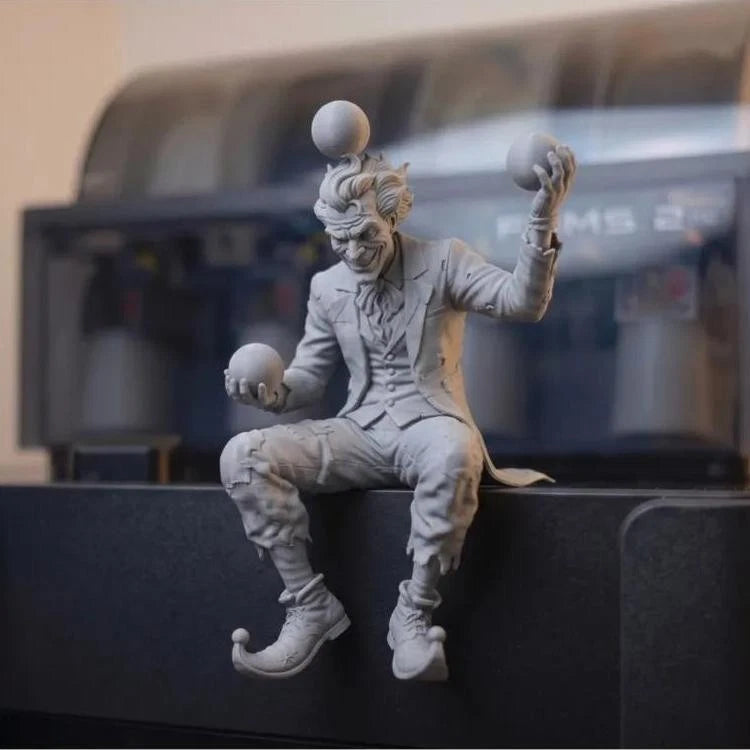 The Juggling Joker Edge Sitter Figurine  / Gift Figure