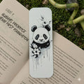 Panda Bookmark | Textured Novelty Bookmark | Unique Gift