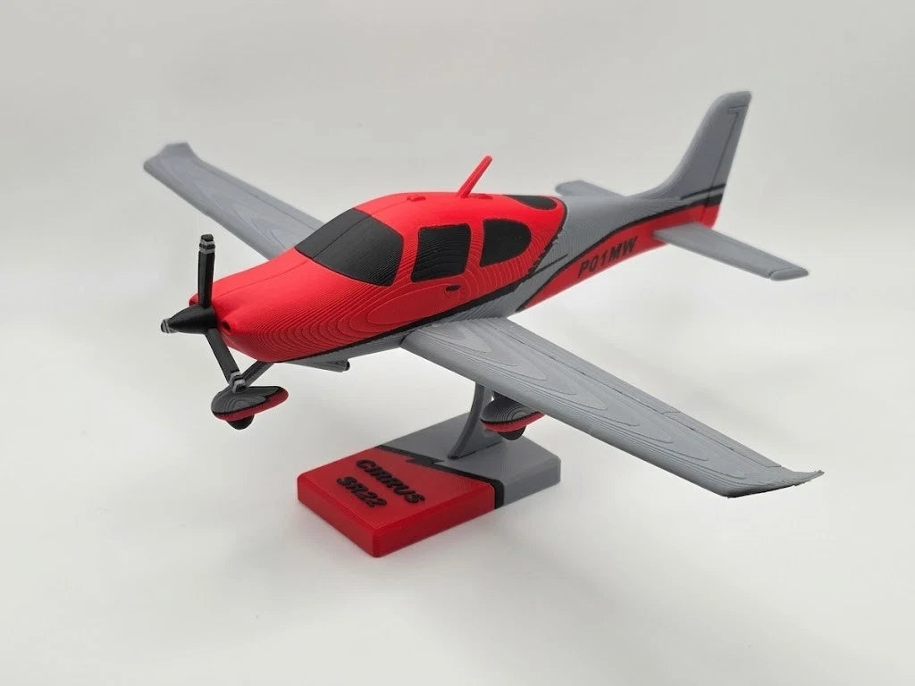 Cirrus SR22 - Model Airplane with Stand - Ready Built