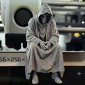 Sad Grim Reaper edge sitter figurine / Home Decor / Gift Figure