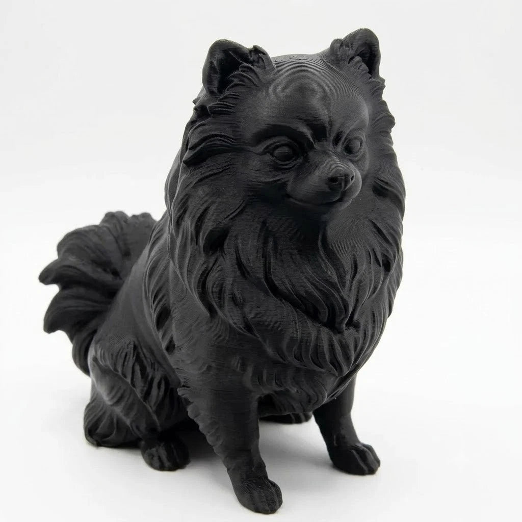 Pomeranian Spitz Dog Statue - Home Decor - Perfect Gift for Animal Lovers