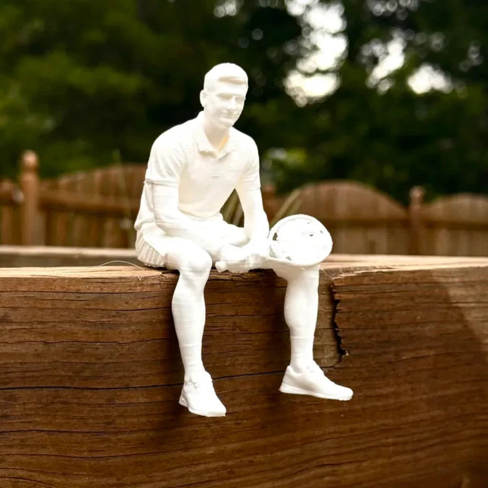 Novak Djokovic Edge Sitter Figurine  - Home Decoration - Perfect Gift