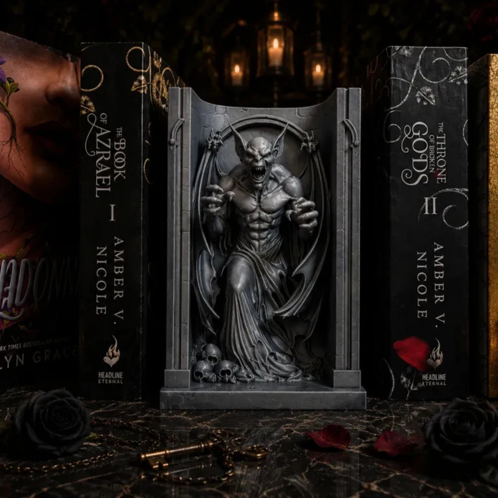 Gargoyle Book nook - Perfect Gift for Book Readers - Home Decor