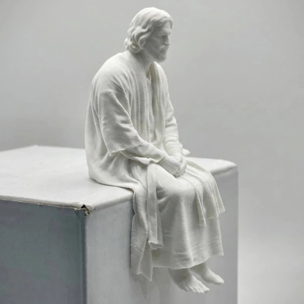 Jesus Christ Edge Sitter Figurine / Gift Figure / Home Decor