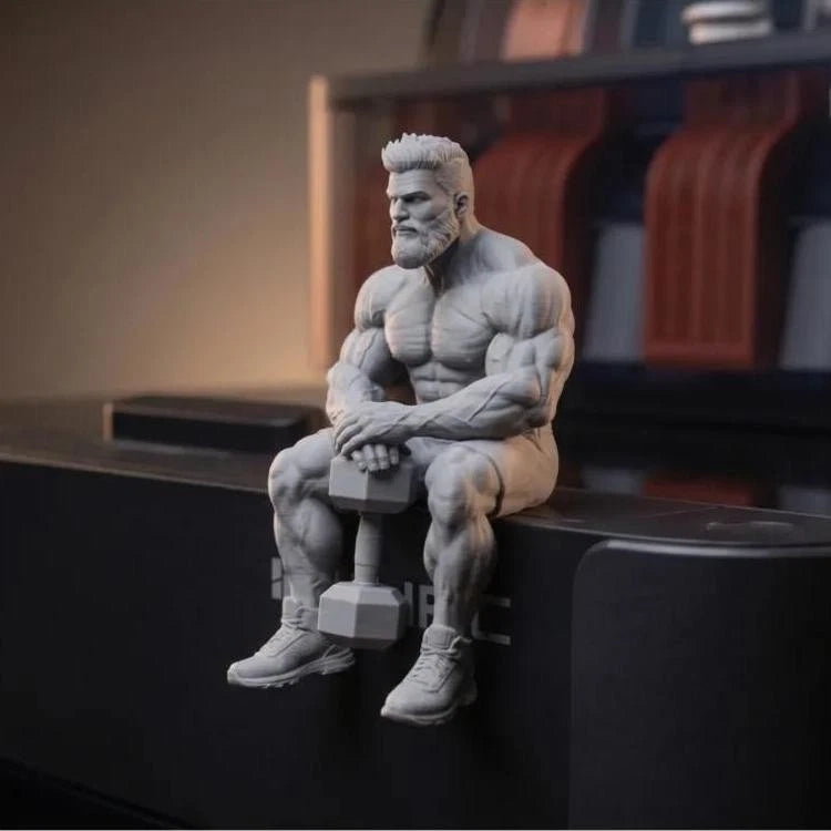 Giga Chad Edge Sitter Figurine  / Gift Figure
