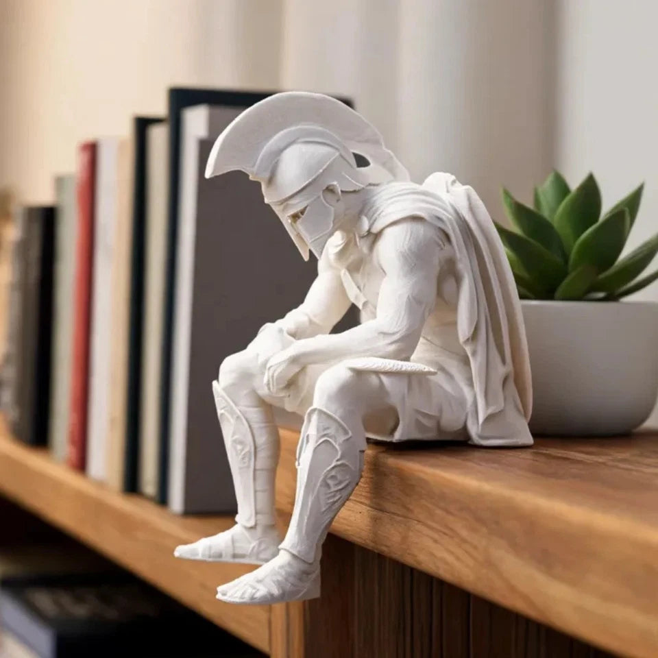 Sad Achilles Edge Sitter - The Odyssey - Figurine -  Home Decor Gift