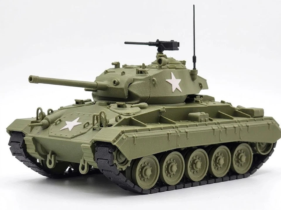 M24 Chaffee Light Tank United States 1/35 Scale - Model Replica - Great Gift