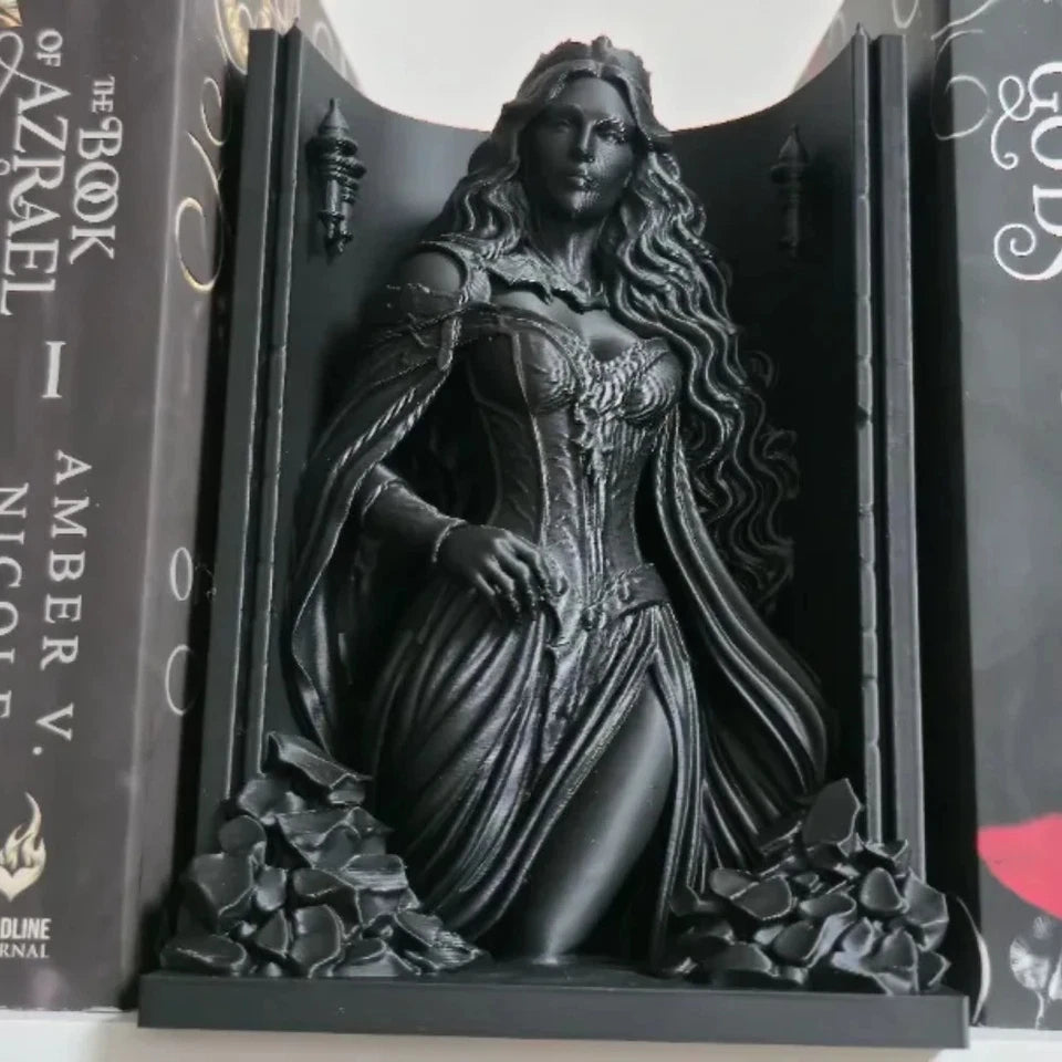 Dark Queen - Gothic Fantasy Book Nook - Perfect Gift - Book Readers - Home Decor