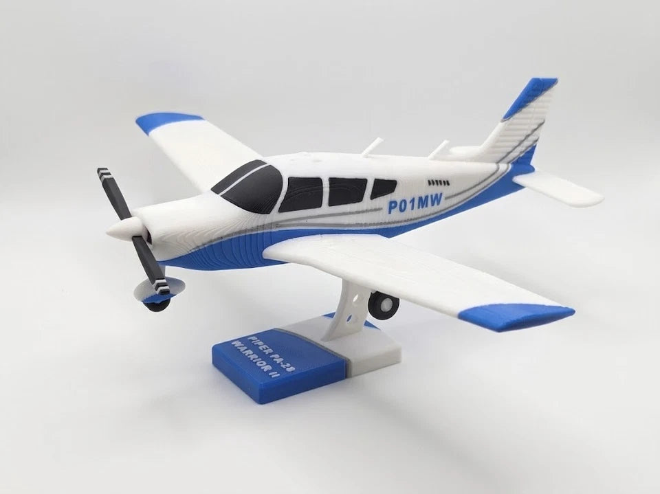 Piper PA-28 Cherokee - Model Airplane with Stand - Ready Built