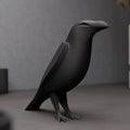 Minimalist Crow - Modern Art Decor - Animal Home Decoration