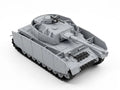 Panzer IV Tank Ausf.H with side skirts 1/35 Scale - Model Replica - Great Gift