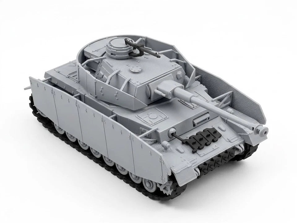 Panzer IV Tank Ausf.H with side skirts 1/35 Scale - Model Replica - Great Gift