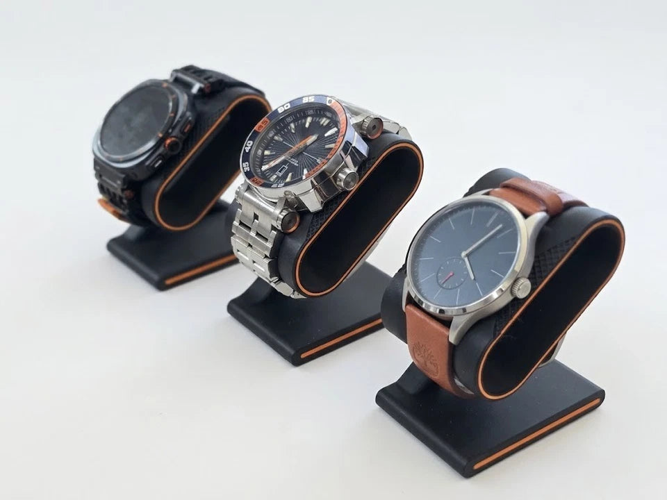 Modern Watch Display Stand Version II – Minimal Time Piece Holder - Multi-Colour