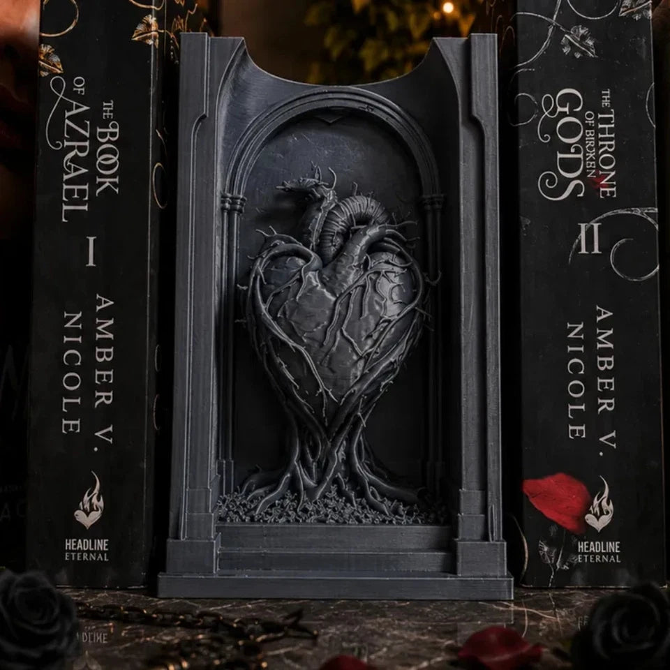 Heart root Book Nook - Perfect Gift for Book Readers - Home Decor