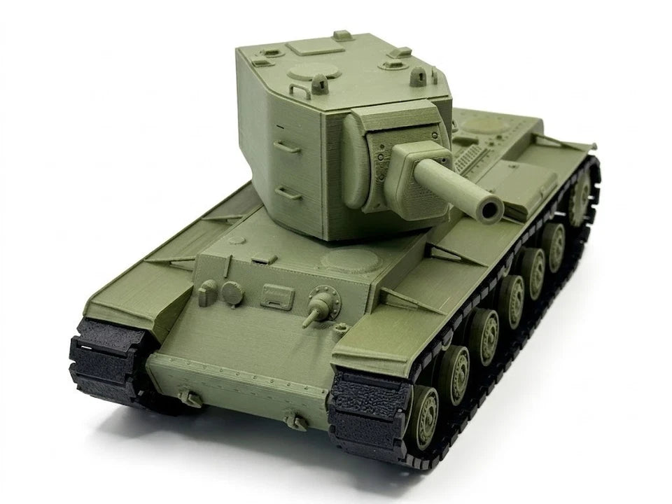KV-2 Heavy Tank Movable Wheels & Cannon 1/35 Scale - Model Replica - Great Gift